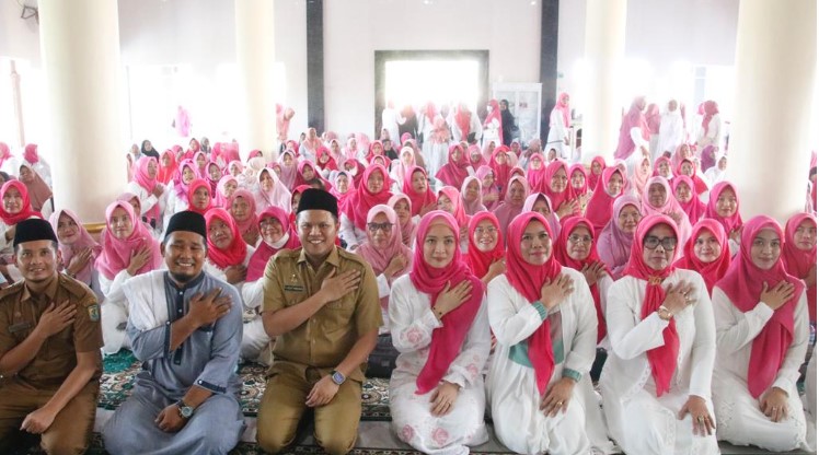  Dihadiri Wabup Sergai, Pengajian Majelis Taklim Muslimah Dambaan Berlangsung di Sei Rampah