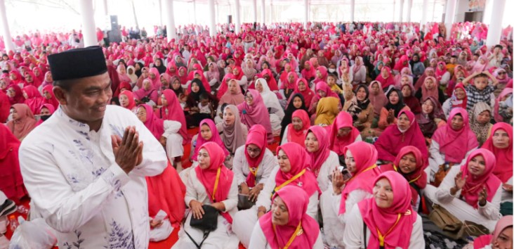  Wujudkan Sergai Religius, Tabligh Akbar Pengajian Muslimah Dambaan Dihadiri Belasan Ribu Jamaah