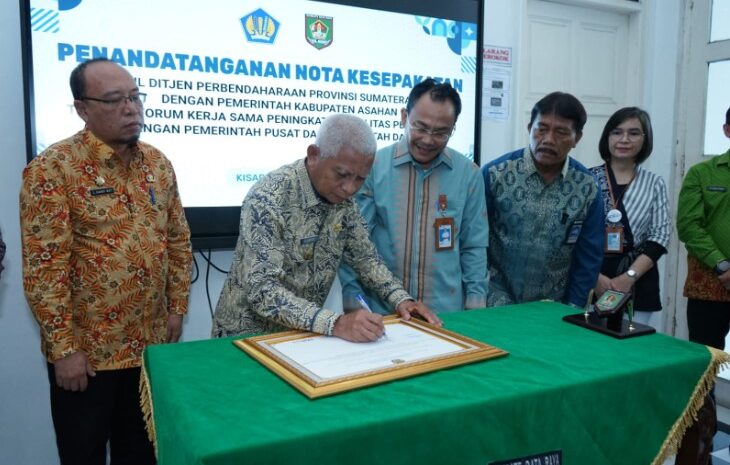  Pemkab Asahan dan Kanwil Ditjen Perbendaharaan Provsu Tandatangani Nota Kesepakatan