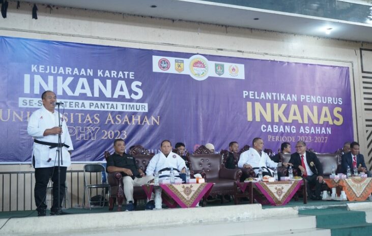 Wakil Bupati Asahan Hadiri Kejuaraan Karate Inkanas se-Sumatera Pantai Timur