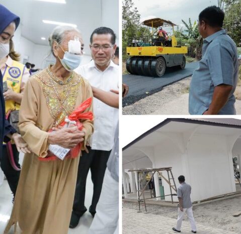  Minggu Bekerja, Darma Wijaya Apresiasi Baksos Operasi Mata Katarak Lions Club Hingga Cek Pengaspalan Jalan