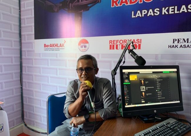 Berikan Penyuluhan, Hakim Wasmat PN Binjai Apresiasi Radio Suara Binjai