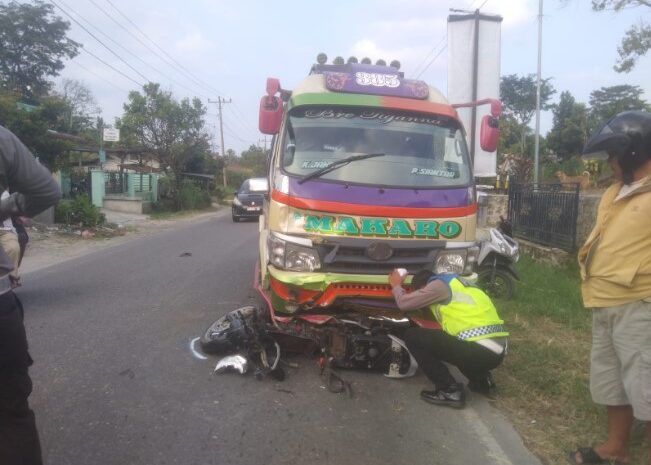 Satlantas Polres Simalungun Tangani Lakalantas di KM 9-10 Siantar-Saribu Dolok, 1 Orang Luka Berat