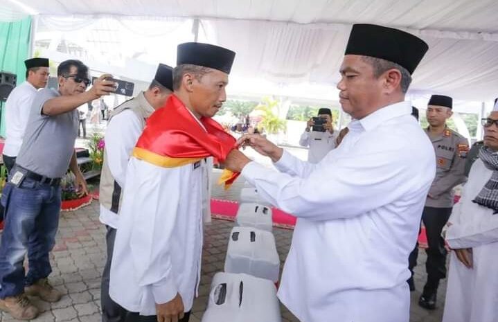  Di Acara Tampung Tawar, Bupati dan Wabup Sergai Harap Calon Jamaah Haji Jaga Kesehatan