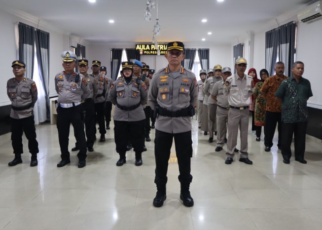  Kapolrestabes Medan Hadiri Upacara Pencucian Pataka Satya Bhakti Jaya Polda Sumut