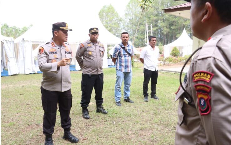  Polres Simalungun Turunkan 130 Personel Amankan KFC Danau Toba Rally 2023