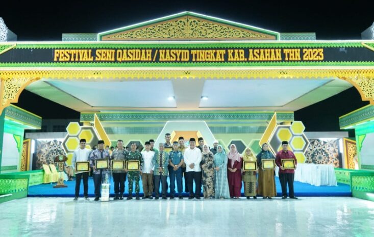 Festival Seni Nasyid/Qasidah Tingkat Kabupaten Asahan Tahun 2023 Resmi Ditutup