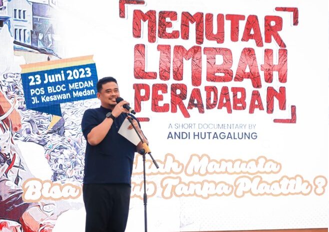  Nonton Film Memutar Limbah Peradaban, Bobby Nasution: “Penanganan Sampah Plastik harus Komprehensif”