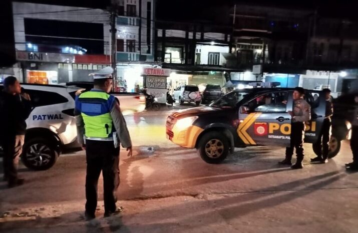 Polres Humbahas Tingkatkan Patroli Malam Antisipasi Gangguan Kamtibmas