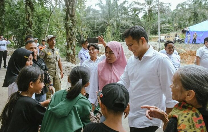  Monitoring Pembangunan Jembatan di Desa Huta Galuh, Wabup Sergai: “Semoga Bisa Selesai Akhir Tahun Ini”