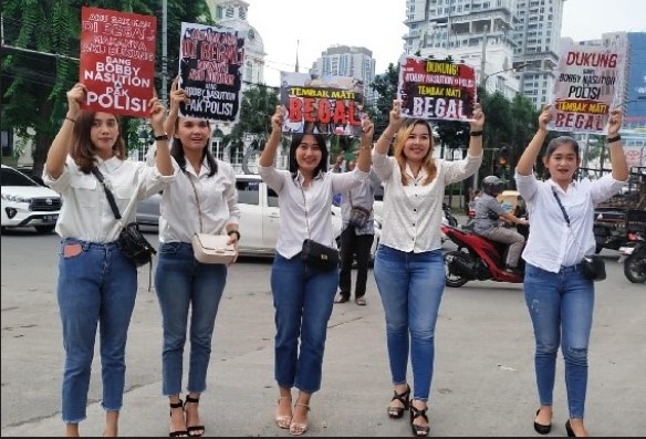 Komunitas Cabe Dukung Tembak Mati Pelaku Begal di Medan