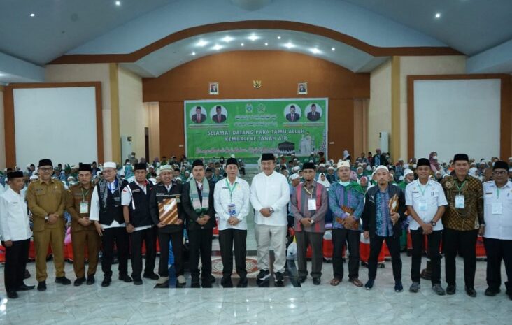 Pemerintah dan Forkopimda Kabupaten Asahan Sambut Kepulangan Jama’ah Haji Kloter 14