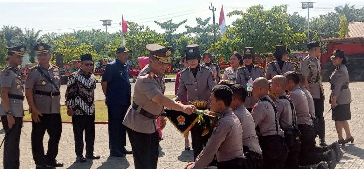  Siswa Bintara Polri Polda Sumut Gelombang II 2023 Harus Tanamkan Sikap Responship dan Ikhlas