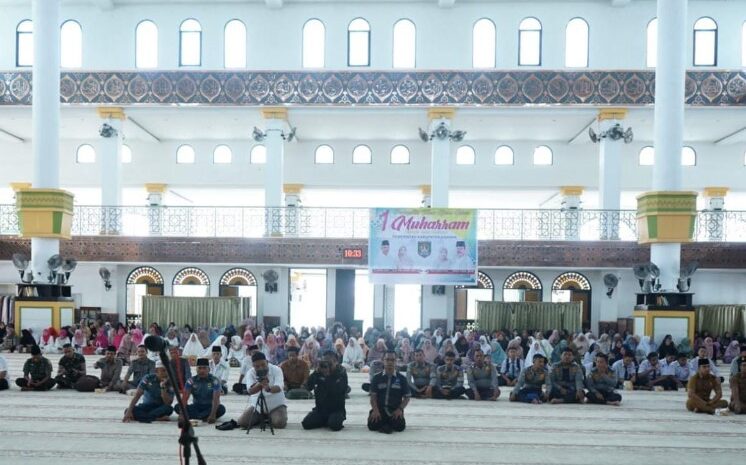  Ikuti Tabligh Akbar 1 Muharram 1445 H, Bupati Asahan Imbau Jaga Persatuan dan Kesatuan