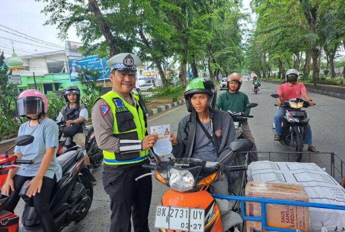 Operasi Patuh Toba Tahun 2023, Kanit Kamsel: Disiplin Berlalulintas Adalah Cerminan Moral Kita