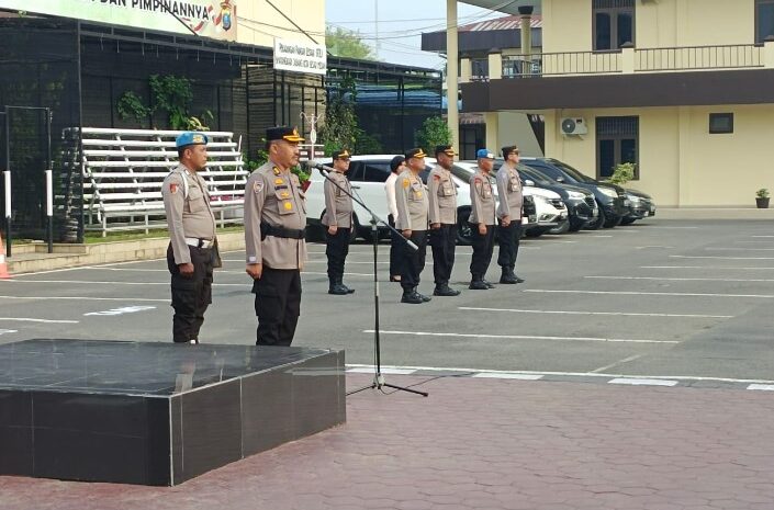  Pimpin Apel Pagi, Kasat Binmas Polrestabes Medan Ingatkan Personil Tugas dan Tanggung Jawab