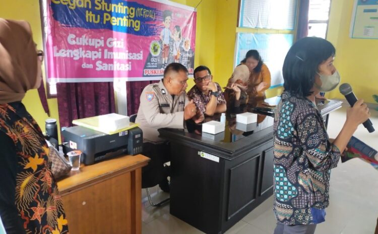 Polsek Medan Tuntungan Gelar Binluh Pencegahan Stunting Bagi Ibu Hamil