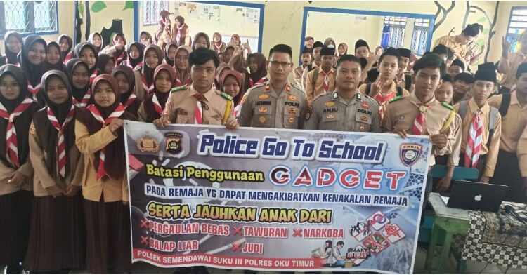  Police Goes to School, Polsek SS III Sosialisasi Pencegahan Kenakalan Remaja di Lingkungan Sekolah