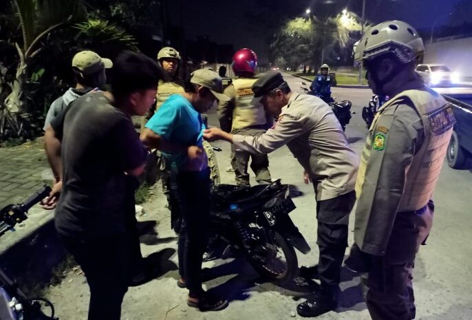 Polsek Percut Seituan Patroli Antisipasi Kejahatan Jalanan