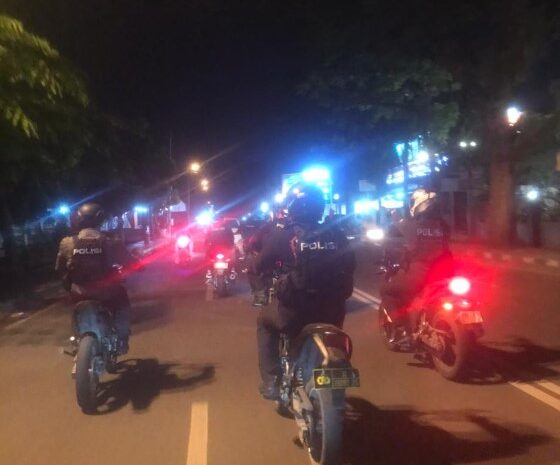  Tim Anti Begal Polrestabes Medan Patroli Skala Besar, 7 Remaja Bersajam Ditangkap