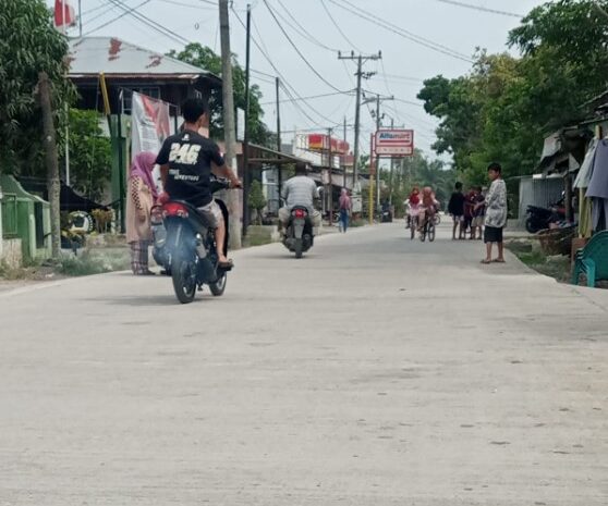  Jalan Cor Beton Pertama Dirasakan Masyarakat Bedagai