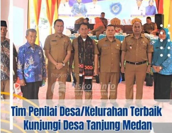  Didampingi Kadis PMD Labuhanbatu, Tim Penilaian Desa/Kelurahan Terbaik Provsu Kunjungi Desa Tanjung Medan