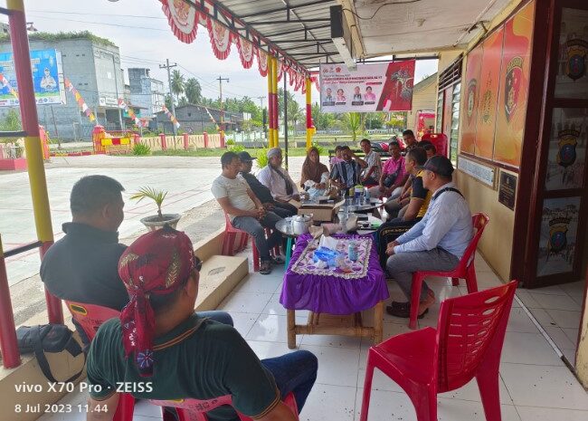  Tingkatkan Sinergitas dan Silaturahmi, Polsek Kualuh Hilir Gelar Coffee Morning Dengan Insan Pers