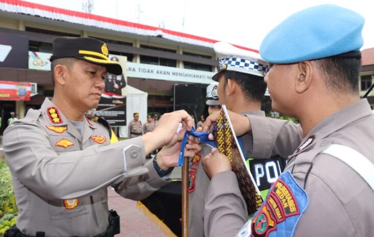 Kapolrestabes Medan Pimpin Apel Gelar Pasukan Operasi Patuh Toba 2023