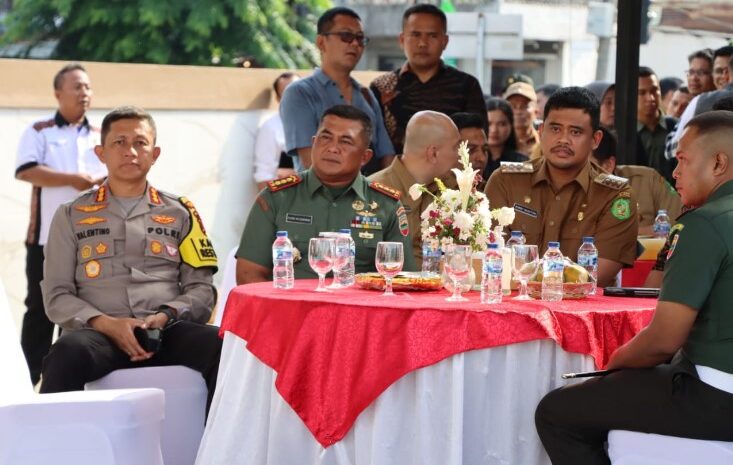  Kapolrestabes Medan Hadiri Peresmian Lapangan Gajah Mada