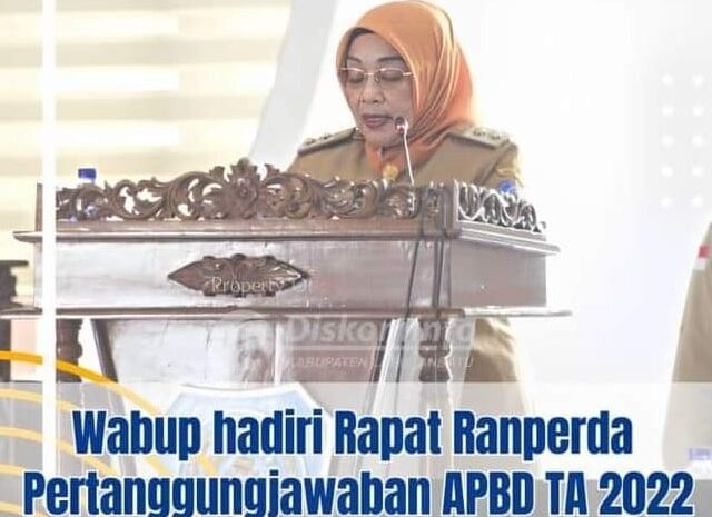 Wabup Labuhanbatu Ikuti Rapat Paripurna DPRD Pembahasan Ranperda Pertanggung Jawaban APBD 2022