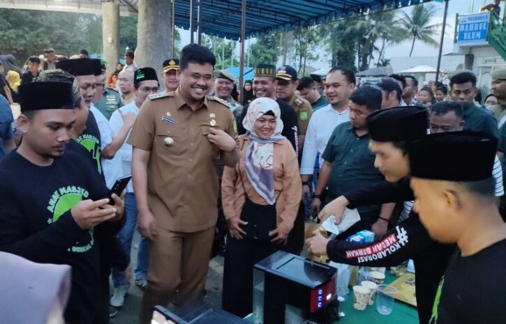  Gebyar Muharram, Bobby Nasution Silaturahmi dengan Warga Marelan