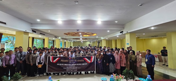  HUT Ke-75, Polwan Polrestabes Medan Goes To School ke YPSA Setiabudi