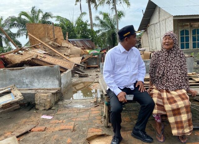 4 Kecamatan di Sergai Dilanda Puting Beliung, 79 Bangunan dan 1 Masjid Rusak