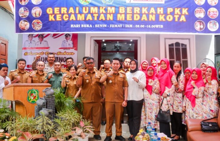 Wadahi Pelaku Usaha, Kecamatan Medan Kota Luncurkan Gerai UMKM Berkah