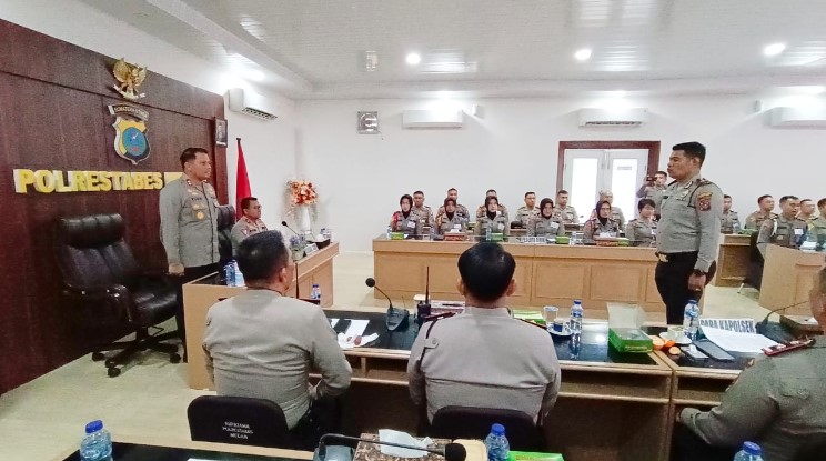  Wakapolrestabes Medan Sambut Peserta Didik SIP Angkatan 52 TA 2023