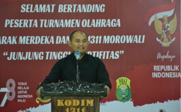 Turnamen Olah Raga Semarak Merdeka Dandim 1311/Morowali Resmi Dibuka