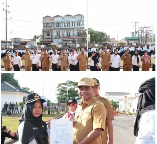  Serahkan SK Pengangkatan 499 PPPK Guru, Bupati Sergai Ingatkan Soal Jaga Amanah dan Peningkatan Kualitas Pendidikan