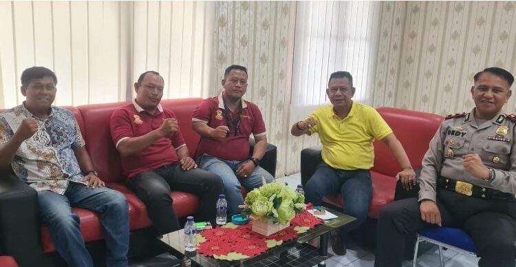 Ketua Pewarta Silaturahmi ke Polsek Delitua, Kompol Dedy Dharma Ajak Seluruh Elemen Masyarakat Persempit Tindak Kejahatan