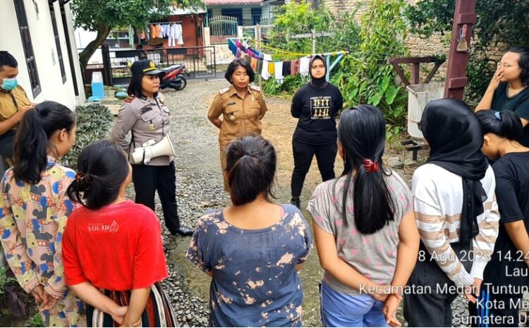 Waspadai OTK, Kapolsek Tuntungan Sambangi Rumah Kost dan Kontrakan