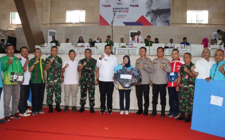  Dibuka Walikota Medan, Kapolrestabes Medan Hadiri Kejuaraan Karate U-21 IMT-GT Tahun 2023