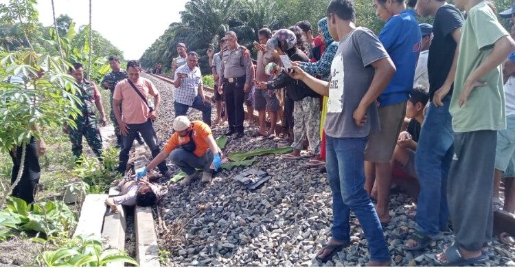  Pria Simalungun Tewas Disambar Kereta Api di KM 37-300