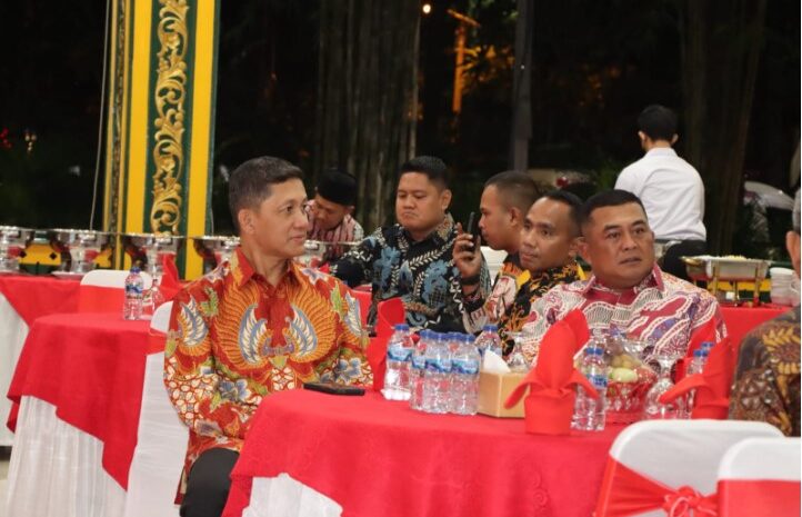  Kapolrestabes Medan Hadiri Temu Ramah dan Jamuan Makan Malam di Rumah Dinas Walikota