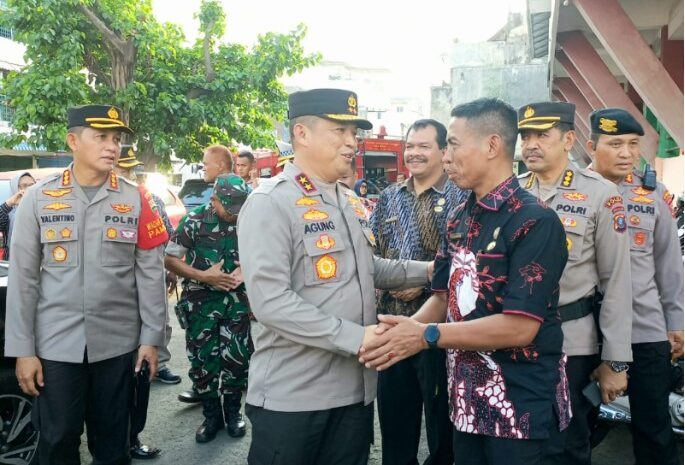 Dijadwalkan Dikunjungi Presiden, Dirut PUD Pasar Medan Dampingi Kapolda Sumut Cek Kondisi Pasar Sukaramai