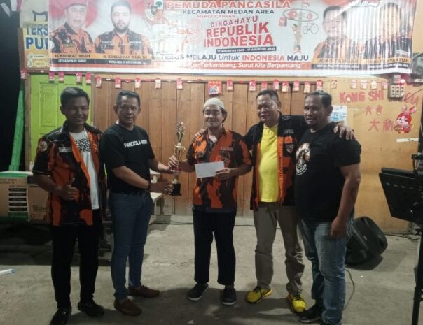  PAC PP Medan Area Berikan Hadiah Pemenang Turnamen Catur & Dambatu HUT RI Ke-78