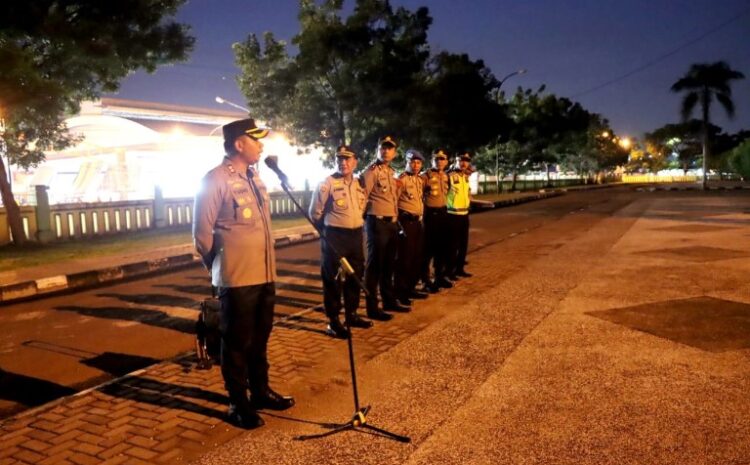  Wakapolrestabes Medan Pimpin Apel Pengamanan Kunjungan Presiden di Gedung Serbaguna