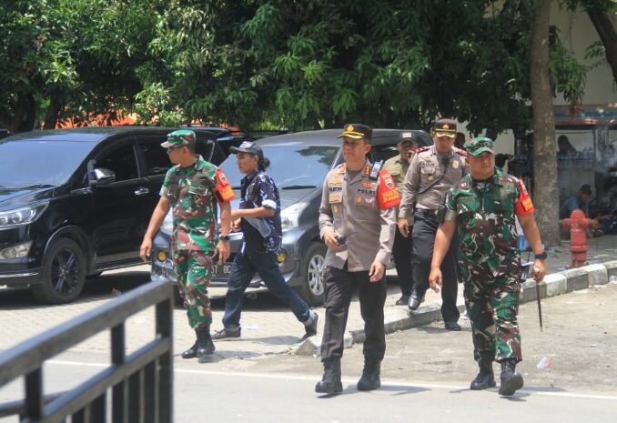  Kapolrestabes Medan Amankan Kunker Presiden Jokowi di Gedung Serbaguna