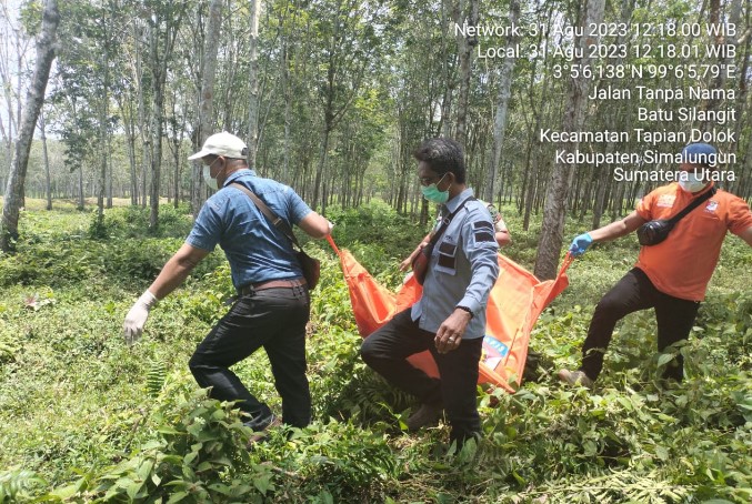 Polsek Serbalawan Evakuasi Mayat Wanita di Area PT Bridgestone