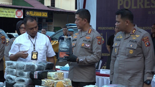  Selama 8 Bulan, Polrestabes Medan Berhasil Ungkap 509 Kasus Narkoba