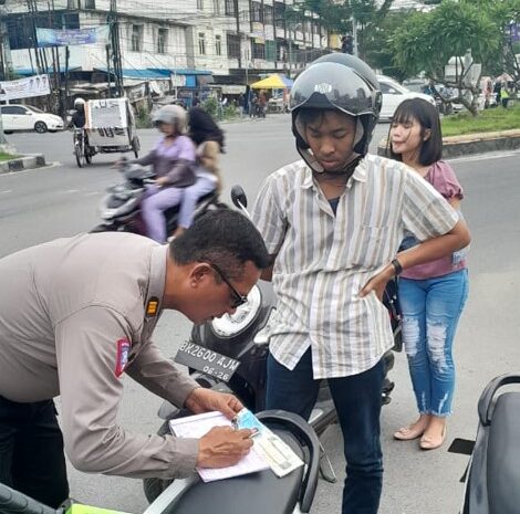 Sat Lantas Polrestabes Medan Ajak Warga Menjadi Pelopor Keselamatan Berlalulintas