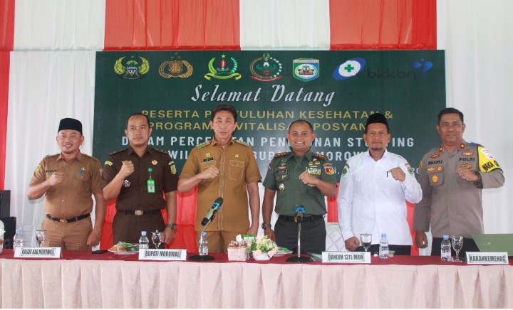 Kodim 1311/Morowali Gelar Penyuluhan Kesehatan dan Program Revitalisasi Posyandu